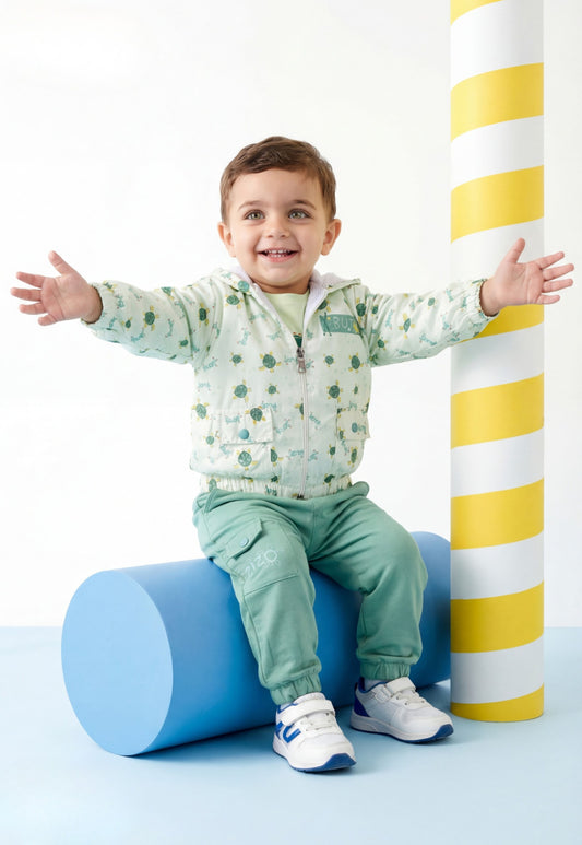 Boys' winter tracksuit, 3 pieces (1050)