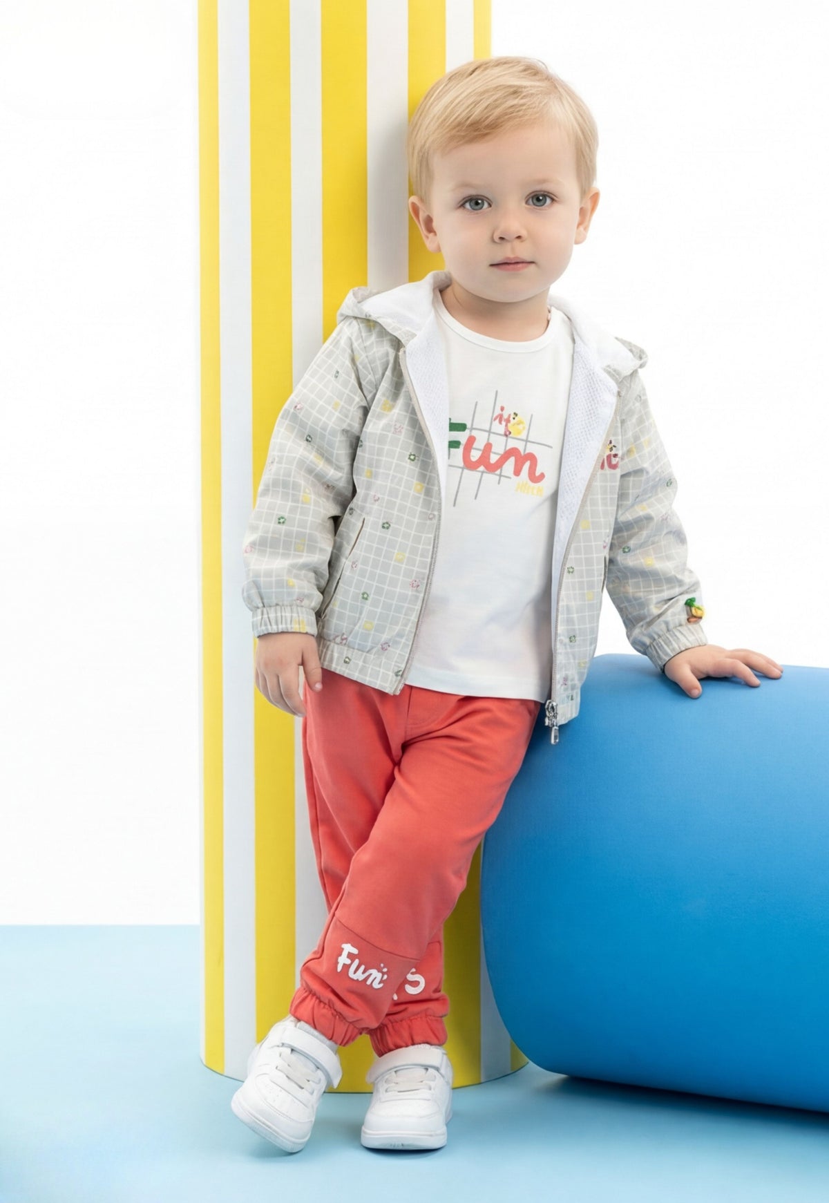 Boys' winter tracksuit, 3 pieces (1050)