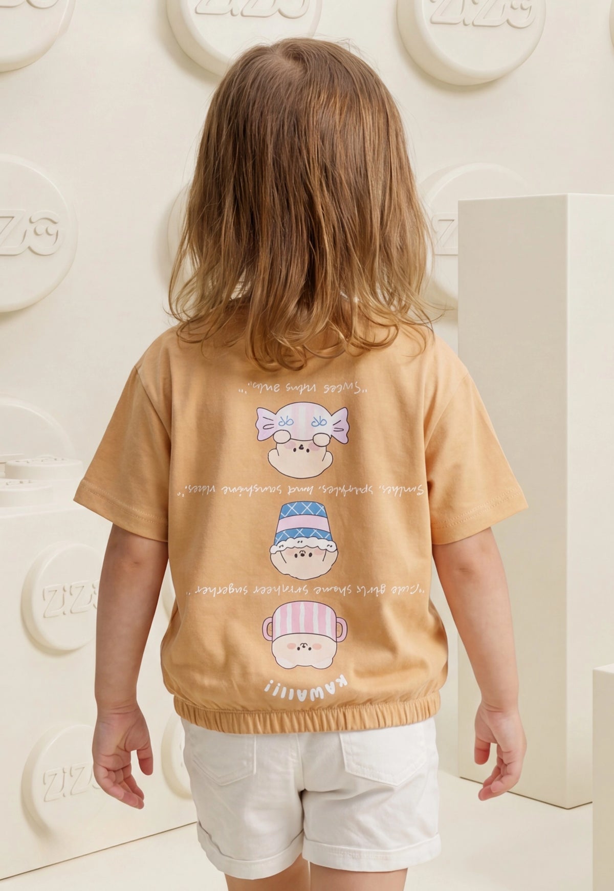 Girls' pajama set is designed for ages 6 to 12 years 745