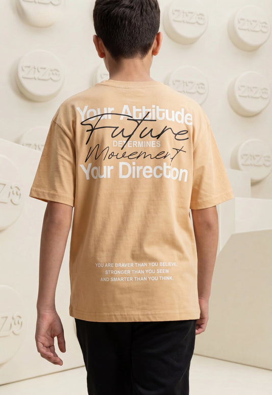تيشيرت اولادي صيفي قطن %100 (Future Movement Tee)