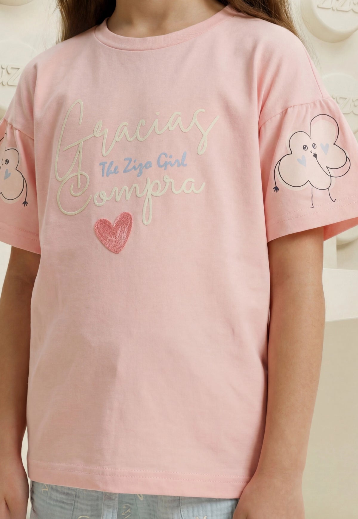 طقم بناتي صيفي قطعتين قطن %100 (Gracia Set)