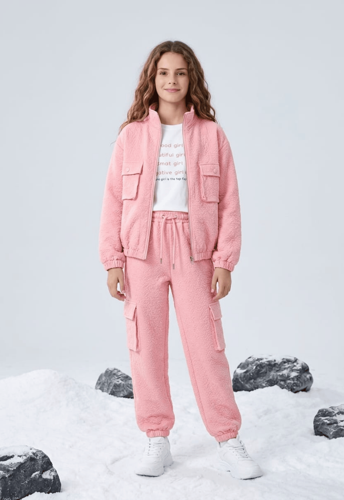 Girls' 3-piece pajama set (857)