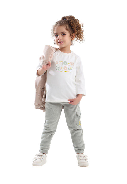 بيجاما بناتي 3 قطع (1803)