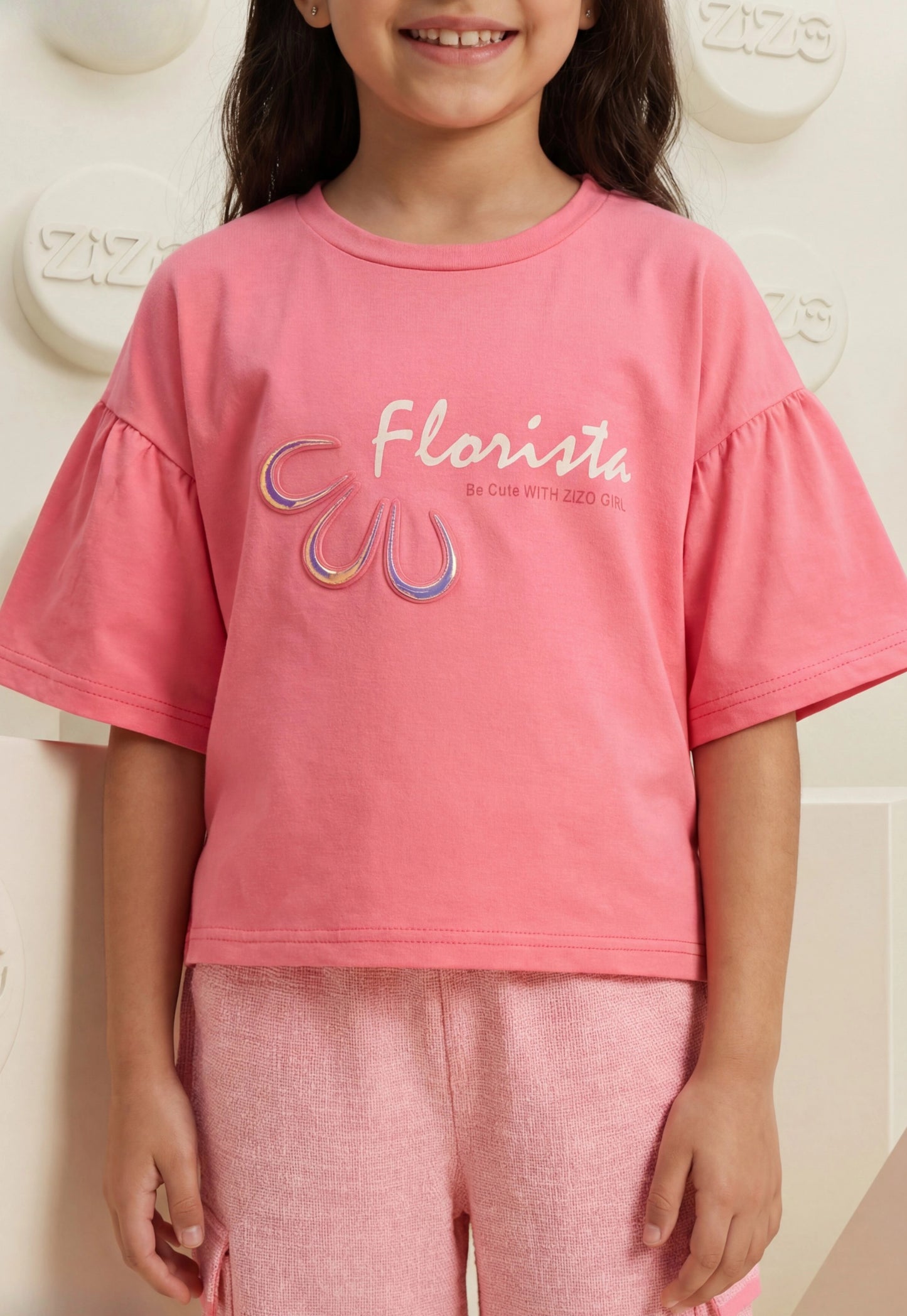 طقم بناتي صيفي قطعتين قطن %100 (Florista Set)