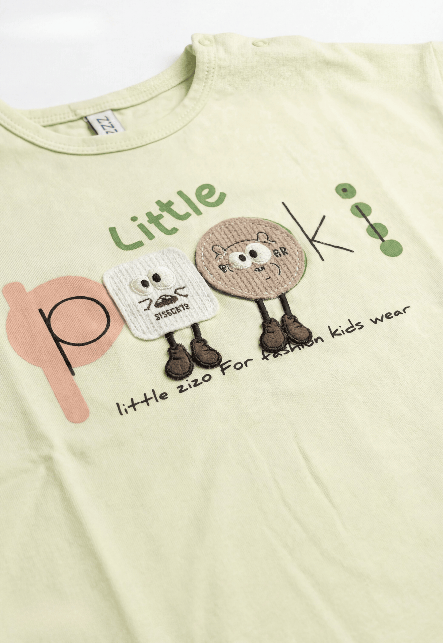 طقم أولادي صيفي قطعتين قطن %100 (Little Pookie Set)