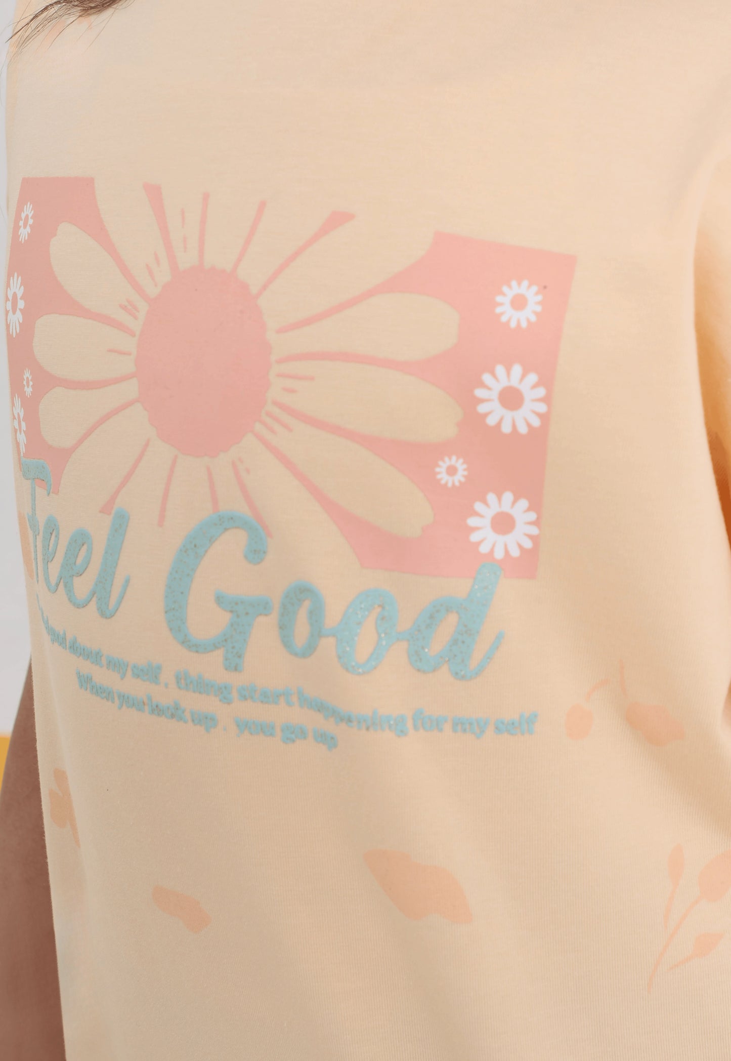 طقم بناتي صيفي قطعتين قطن %100 (Feel Good Set)