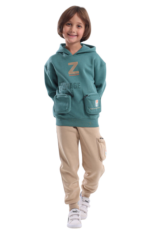 Boys' winter tracksuit, two pieces (863)