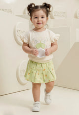 A delightful baby girl's pajama set designed for ages 9 to 18 months.1088