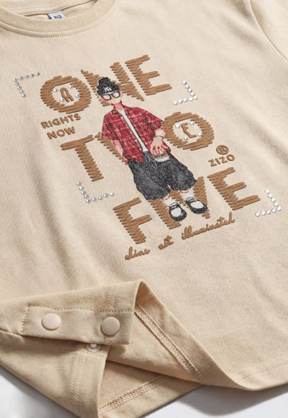 طقم اولادي صيفي قطعتين قطن %100 (One Two Five Cargo Set)