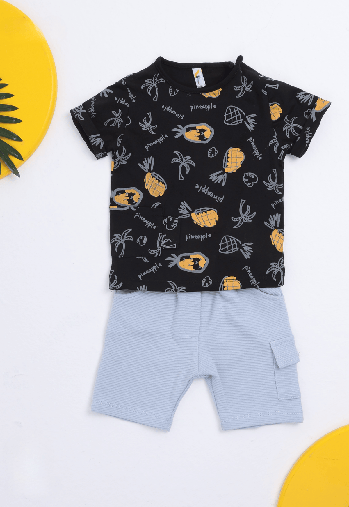 A delightful baby girl's pajama set designed for ages 9 to 18 months.1088