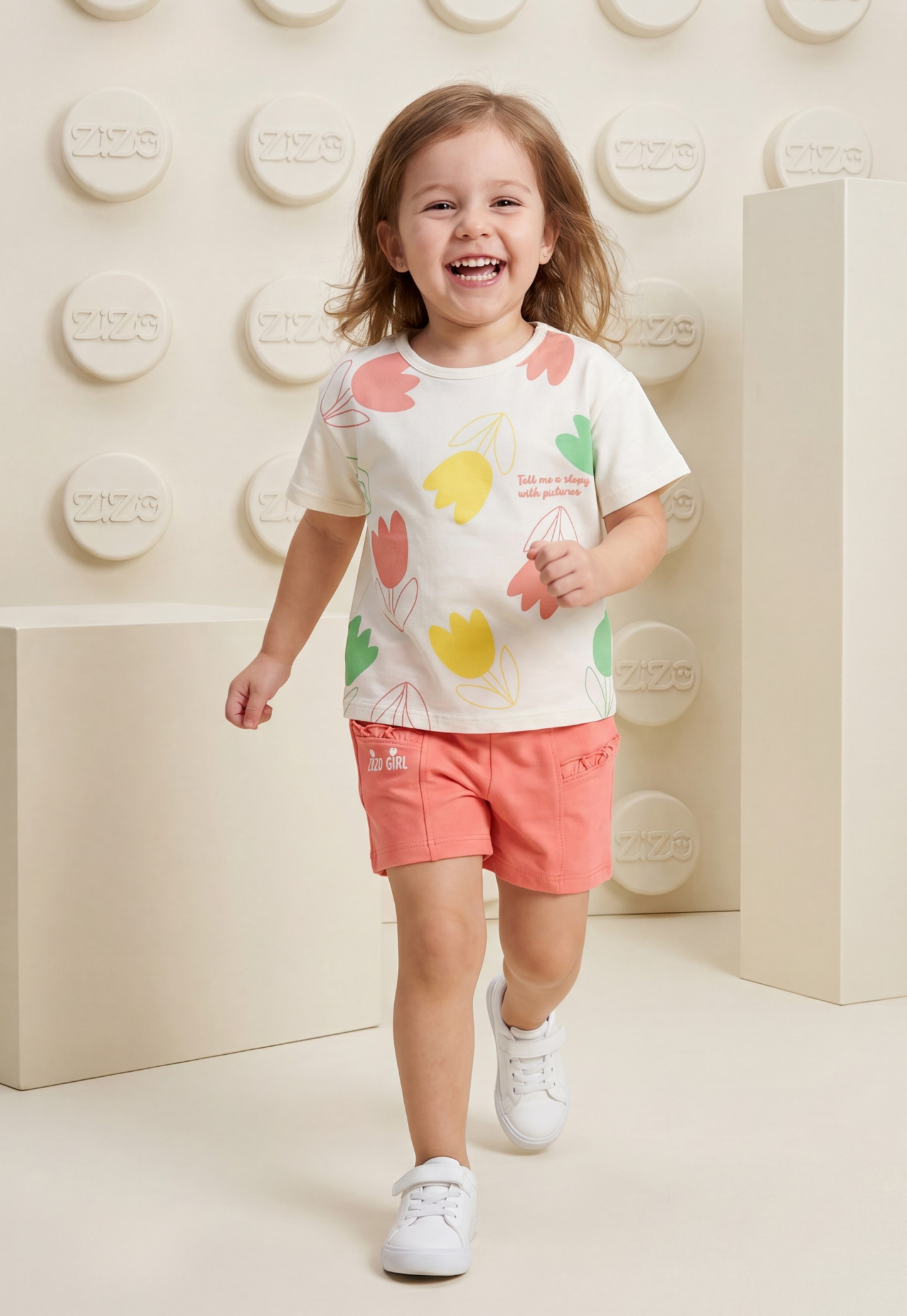 Girls' pajama set is designed for ages 6 to 12 years 745