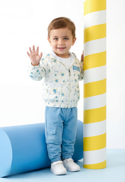 Boys' winter tracksuit, 3 pieces (1050)