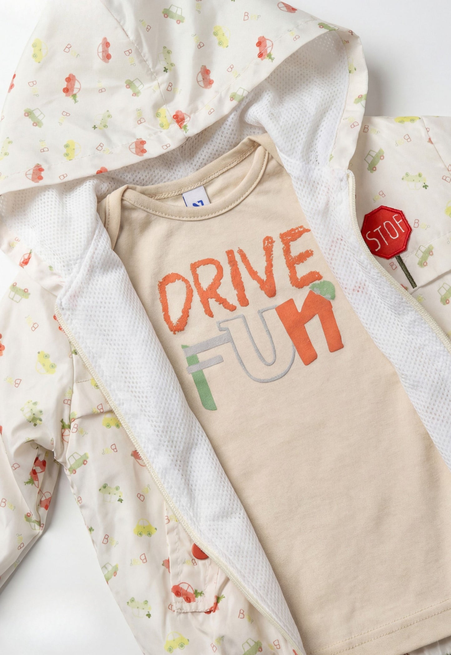 ترينج أولادي خريفي 3 قطع قطن %100 (Tiny Road Set)