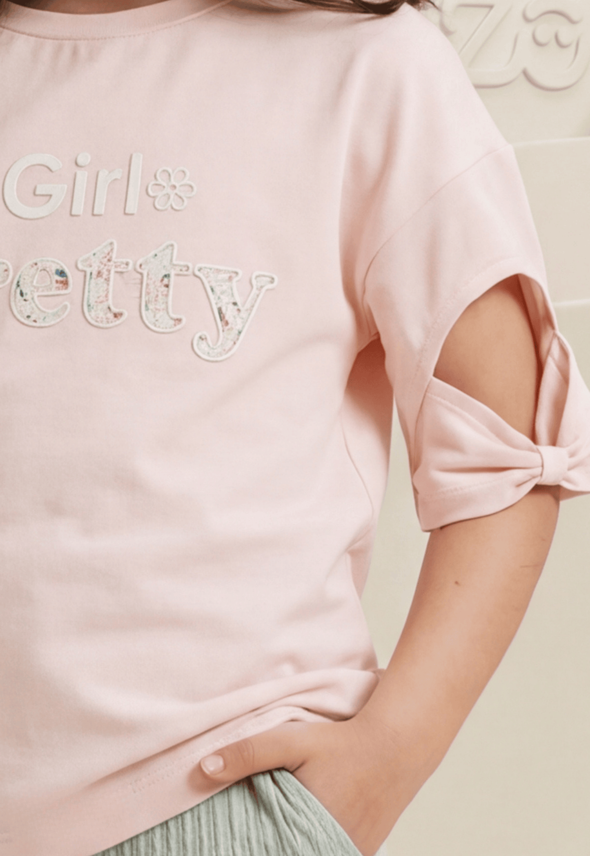 طقم بناتي صيفي قطعتين قطن %100 (Pretty Girl Set)