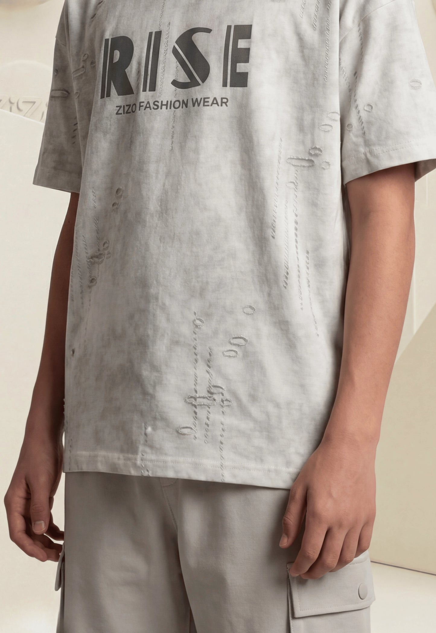 Summer two-piece boys' set, 100% cotton (Summer Breeze Set)