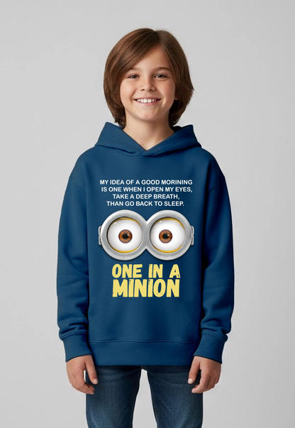 One in a Minion Kids Hoodie (262)