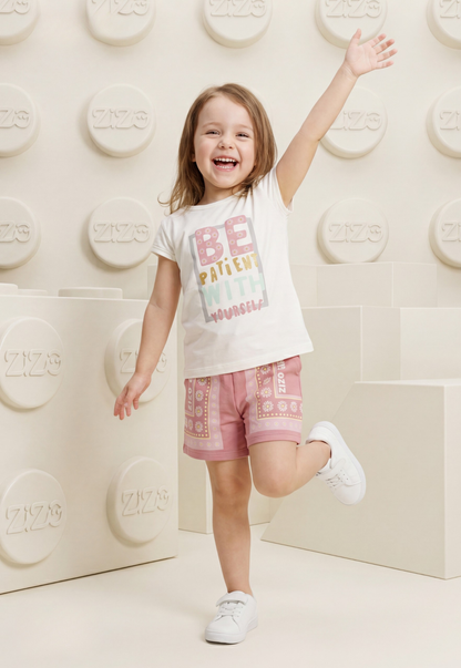 Girls' pajama set is designed for ages 6 to 12 years 745