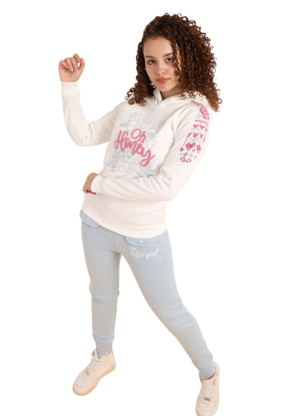 بيجاما بناتي شتوي قطعتين (681)