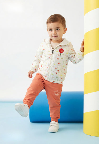 ترينج أولادي خريفي 3 قطع قطن %100 (Tiny Road Set)