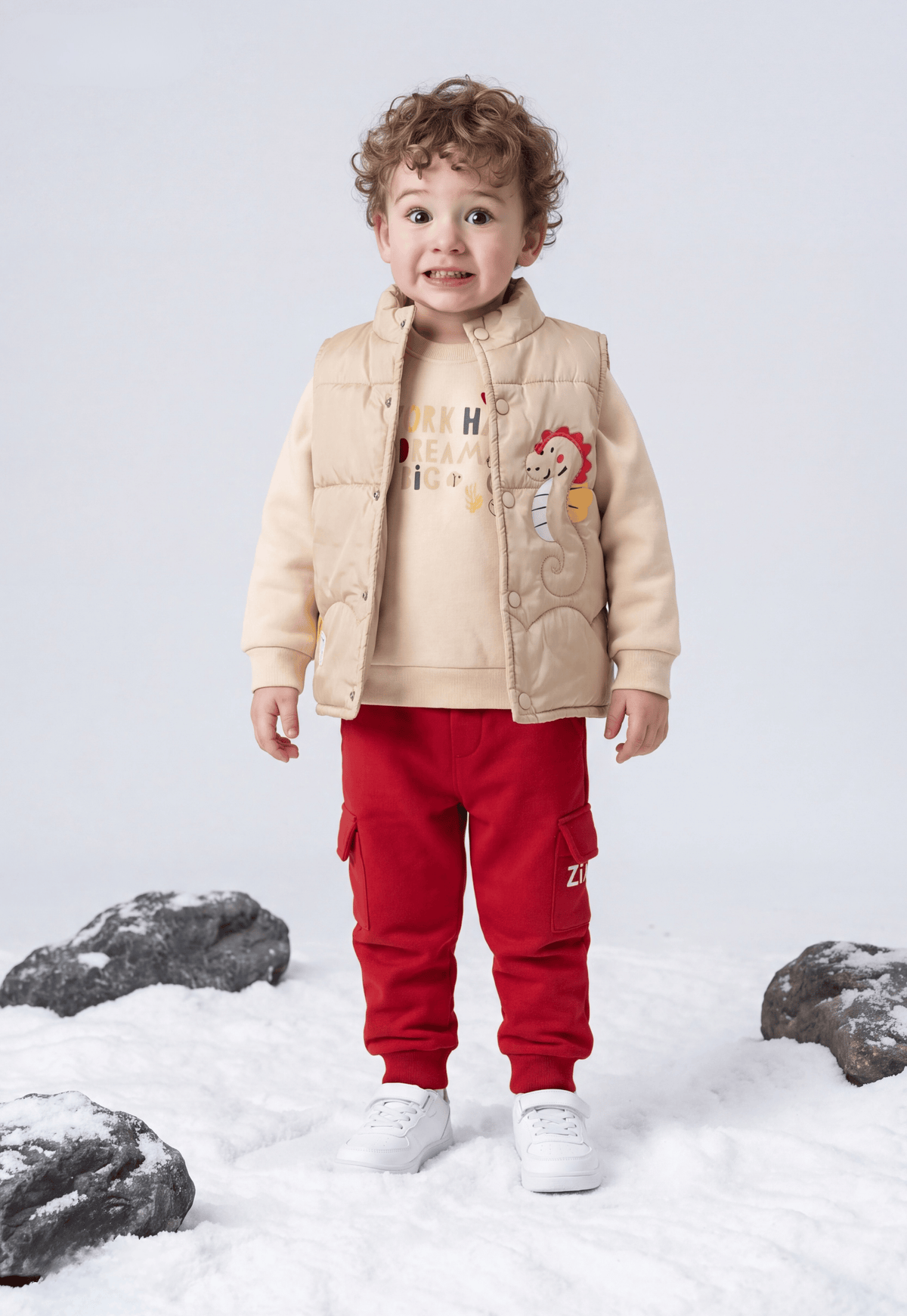 Boys' winter cotton tracksuit (1110)