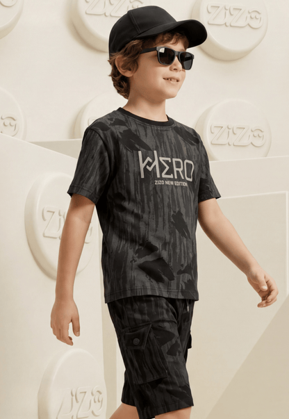Summer two-piece boys' set, 100% cotton (Summer Breeze Set)