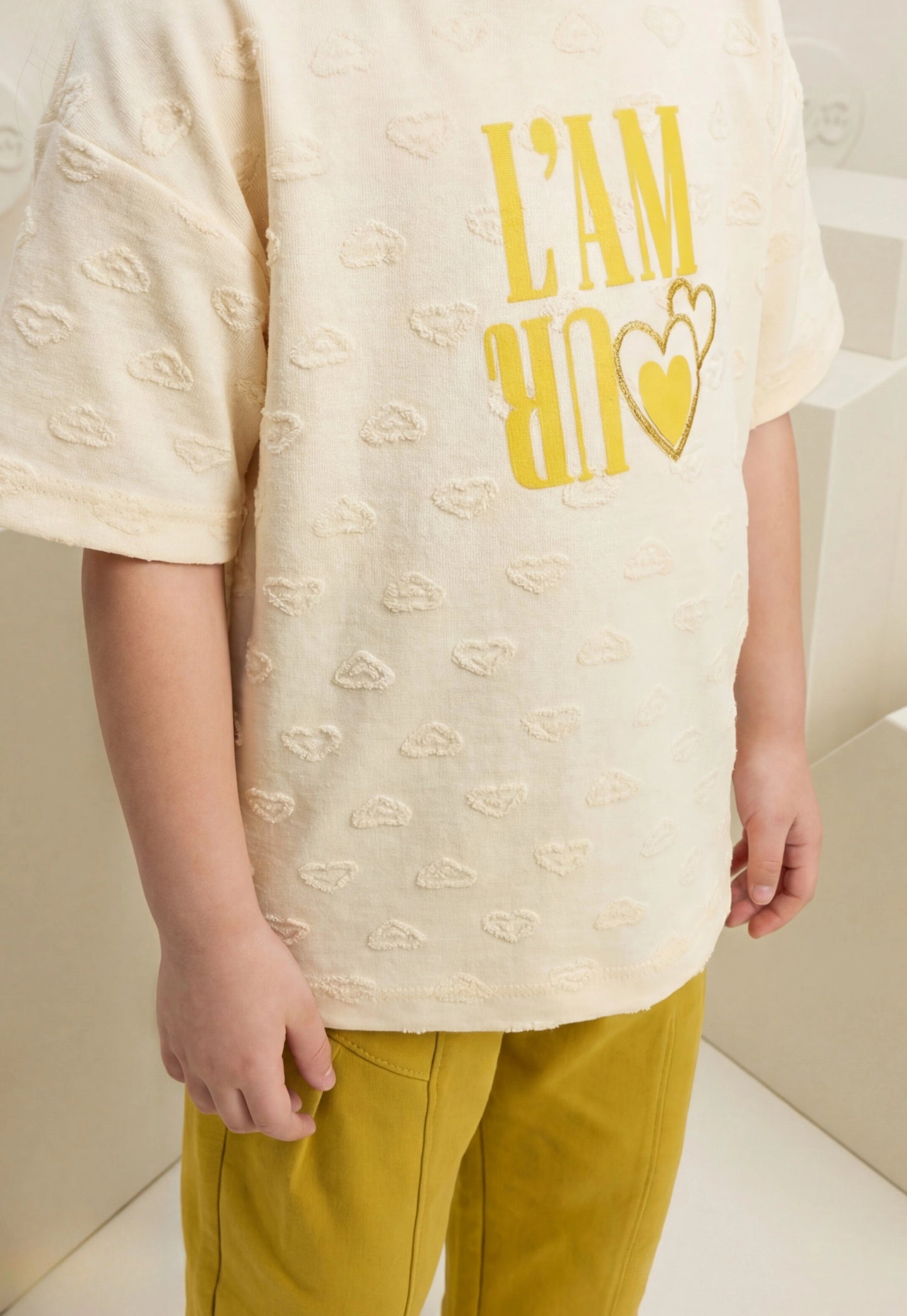 طقم بناتي صيفي قطعتين قطن %100 (Soft Heart Set)