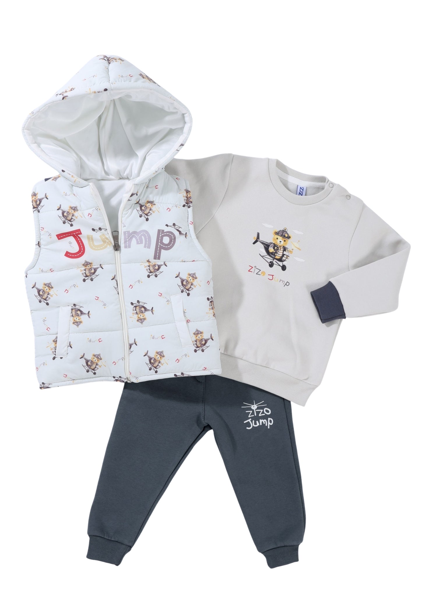 طقم أولادي شتوي 3 قطع (1011)