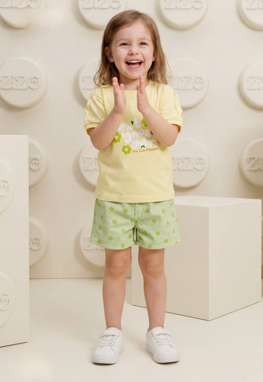 Girls' pajama set is designed for ages 6 to 12 years 745