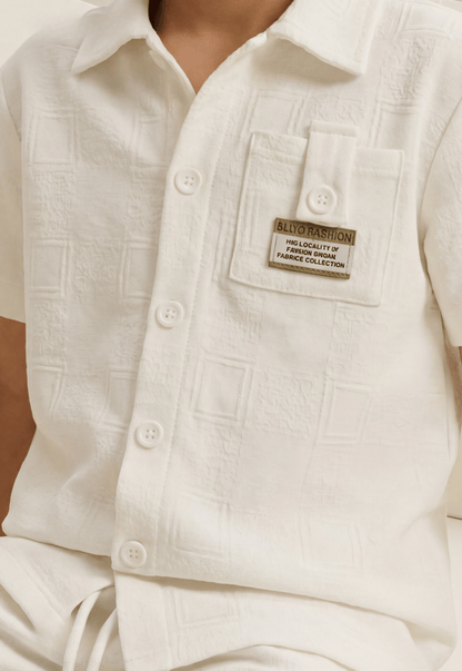 Summer two-piece boys' set, 100% cotton (Summer Breeze Set)