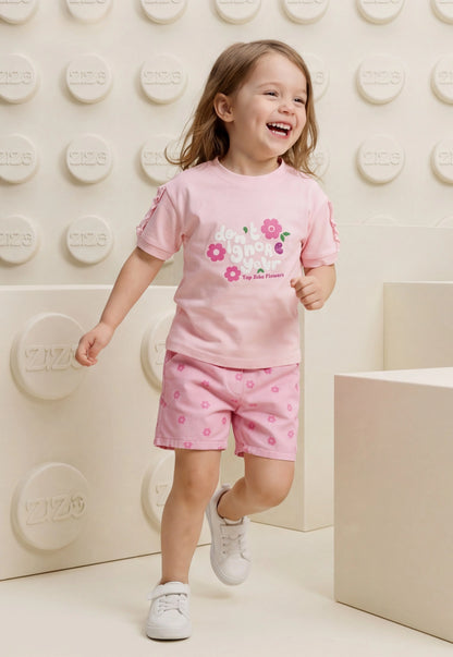 Girls' pajama set is designed for ages 6 to 12 years 745