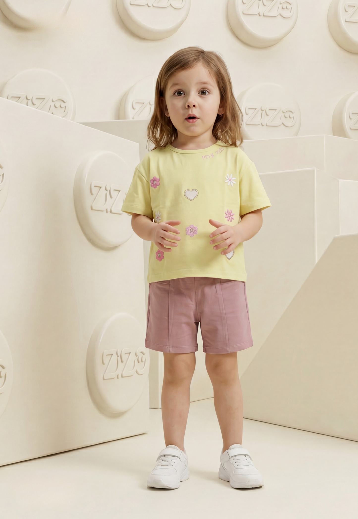 Girls' pajama set is designed for ages 6 to 12 years 745