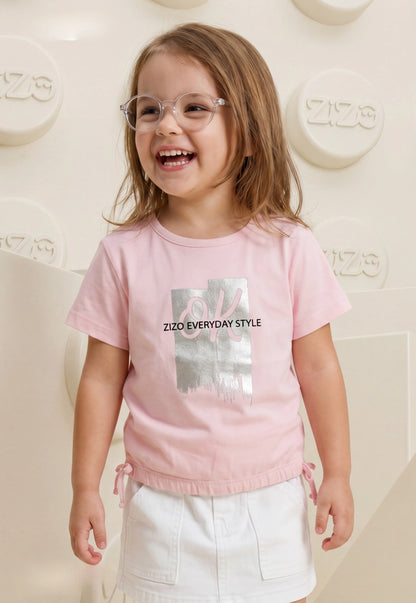 Girls' pajama set is designed for ages 6 to 12 years 745