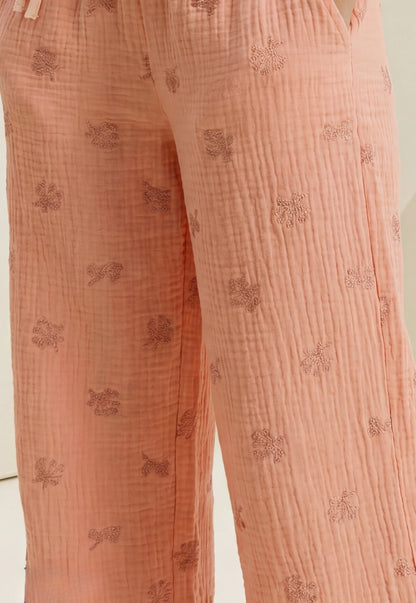 Girls' pajama set is designed for ages 6 to 12 years 745