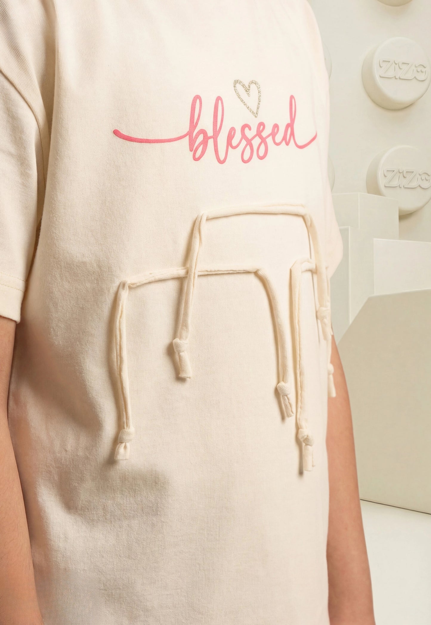 طقم بناتي صيفي قطعتين قطن %100 (Blessed Cargo Set)