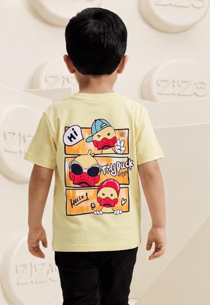 تيشيرت أولادي  صيفي %100 (Tiny Duck T-Shirt)