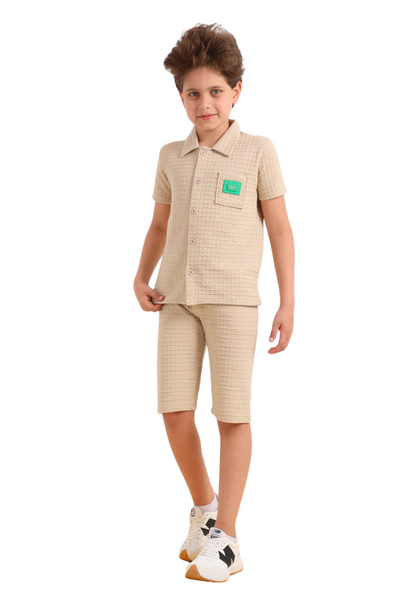 طقم اولادي صيفي قطعتين قطن %100 (Summer Breeze Set)