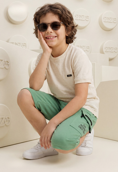 Summer two-piece boys' set, 100% cotton (Summer Breeze Set)