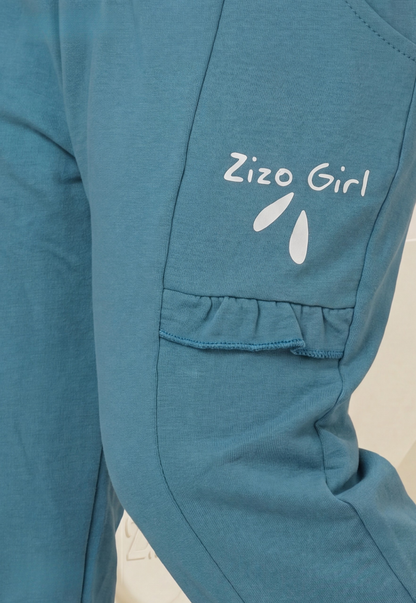 Girls' pajama set is designed for ages 6 to 12 years 745