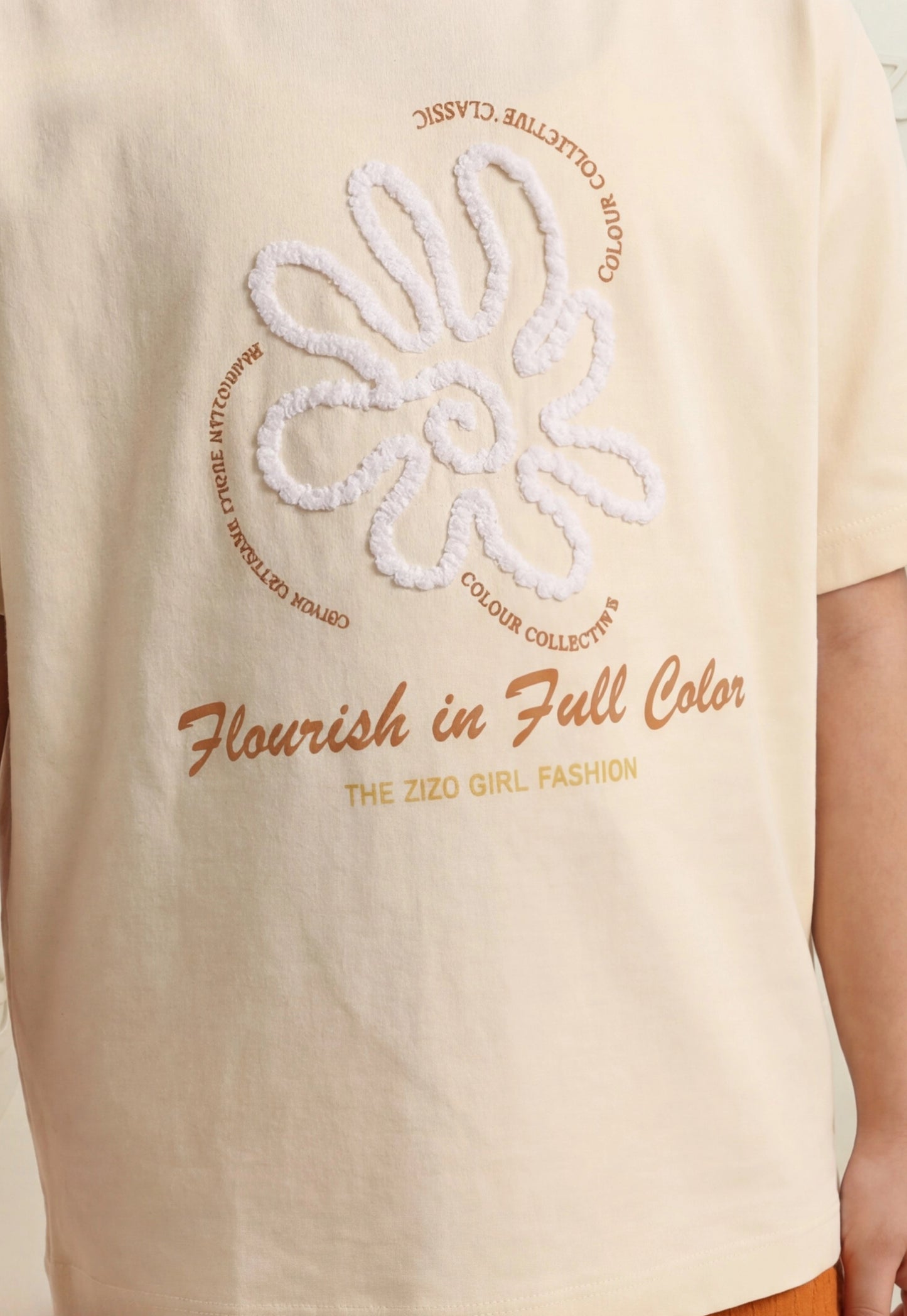 طقم بناتي صيفي قطعتين قطن %100 (Flourish Set)