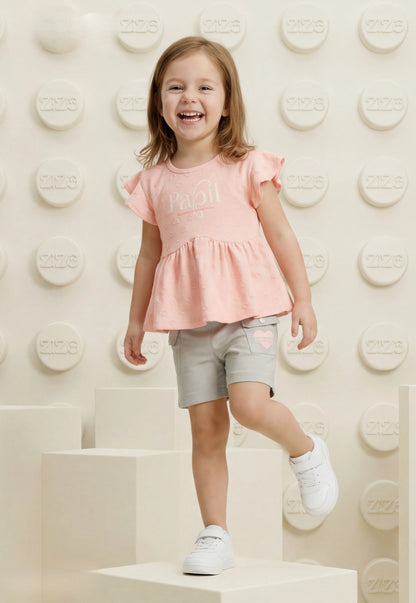 Girls' pajama set is designed for ages 6 to 12 years 745