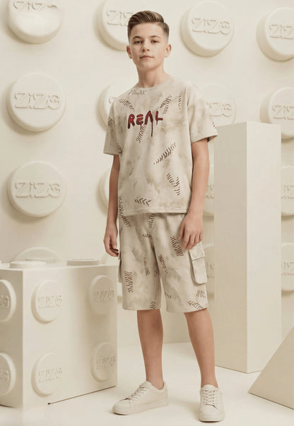 Summer two-piece boys' set, 100% cotton (Summer Breeze Set)