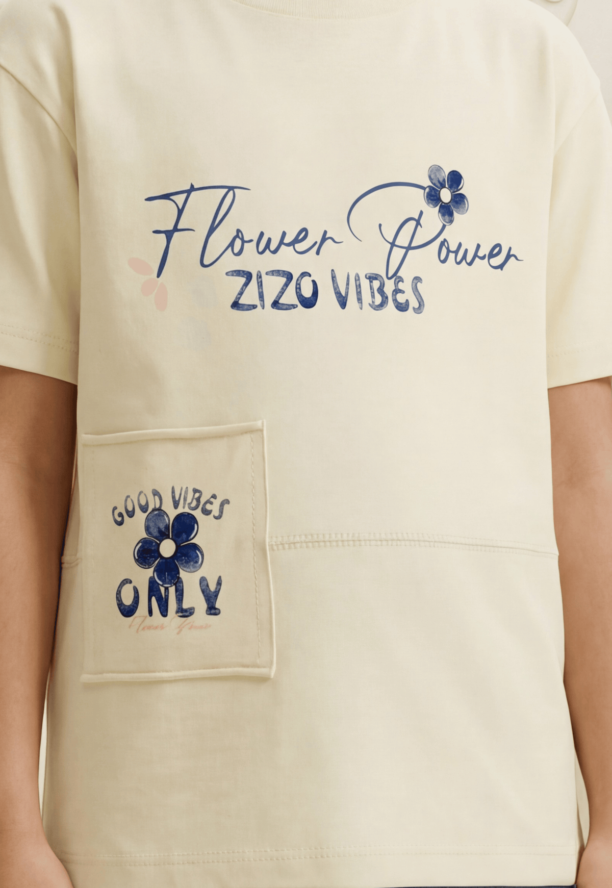 طقم بناتي صيفي قطعتين قطن %100 (Flower Power Set)