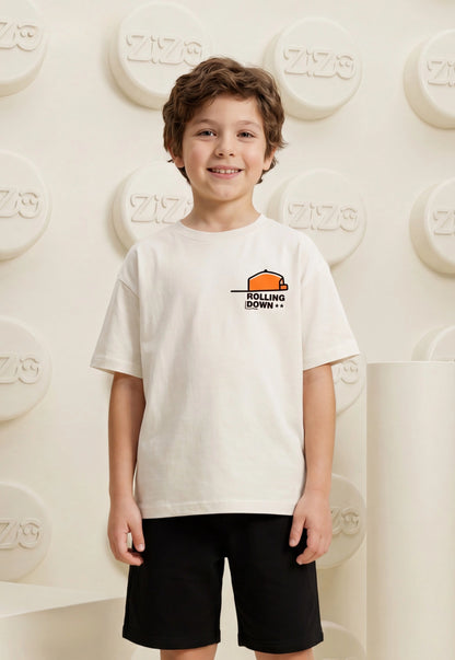 Summer two-piece boys' set, 100% cotton (Summer Breeze Set)
