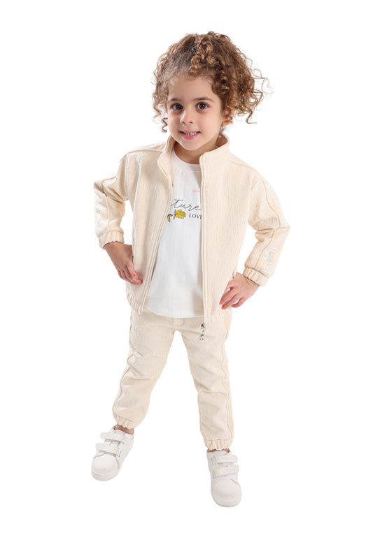 بيجاما بناتي 3 قطع(8019)