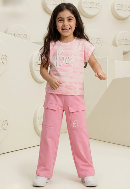 طقم بناتي صيفي قطعتين قطن %100 (Be Original Set)