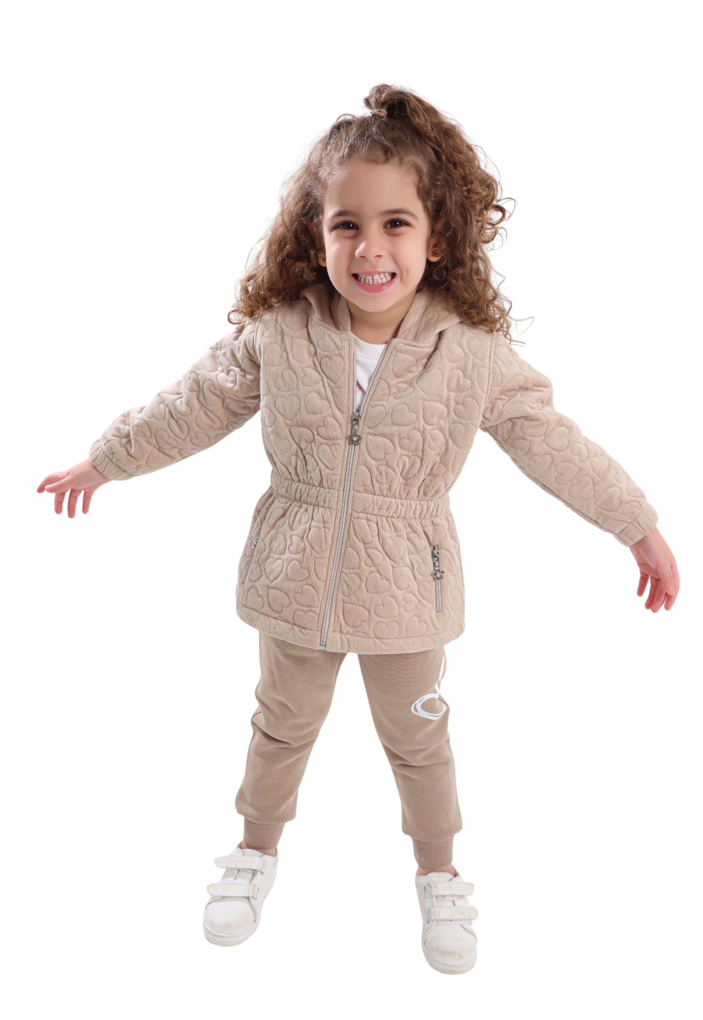 Girls' 3-piece pajama set (1809)