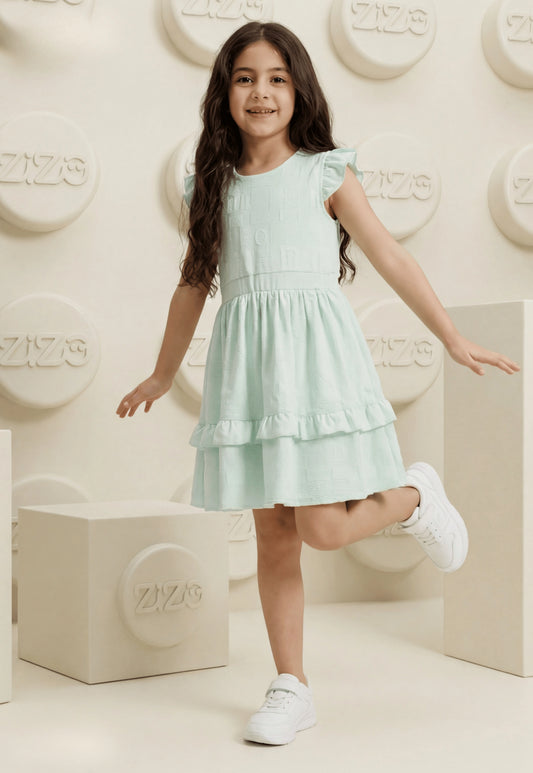 Girls' pajama set is designed for ages 6 to 12 years 745