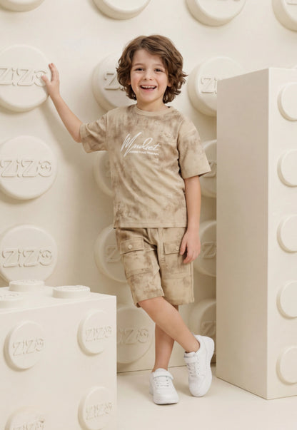 Summer two-piece boys' set, 100% cotton (Summer Breeze Set)