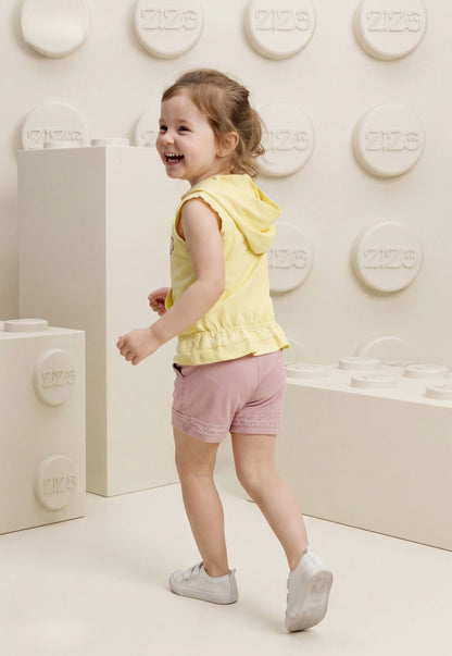 Girls' pajama set is designed for ages 6 to 12 years 745