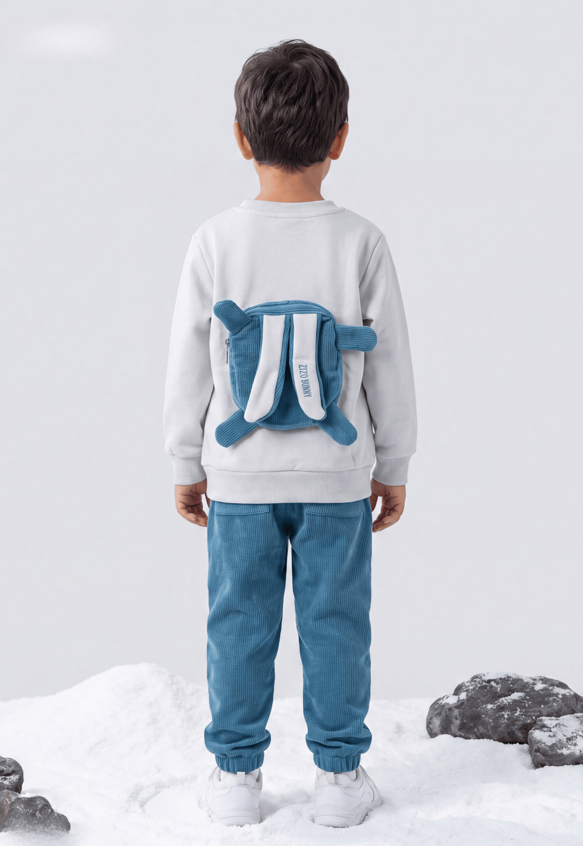 ترينج اولادي قطعتين قطن معالج ضد الوبره (Snowy Trails)